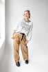 Missouri Queen Oversized Striped Crew Sweater