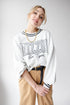 Missouri Queen Oversized Striped Crew Sweater