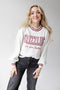 Montana Queen Oversized Striped Crew Sweater
