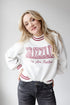 Montana Queen Oversized Striped Crew Sweater