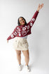 Mississippi State Patched Up Cropped Longsleeve