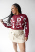 Mississippi State Patched Up Cropped Longsleeve