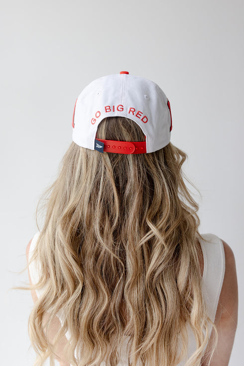 Nebraska Phipps Away Split Hat 5 Panel Canvas Baseball Hat