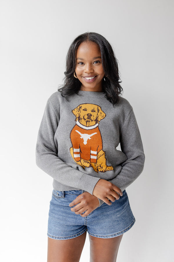 Texas Lucky Dog Crewneck Sweater
