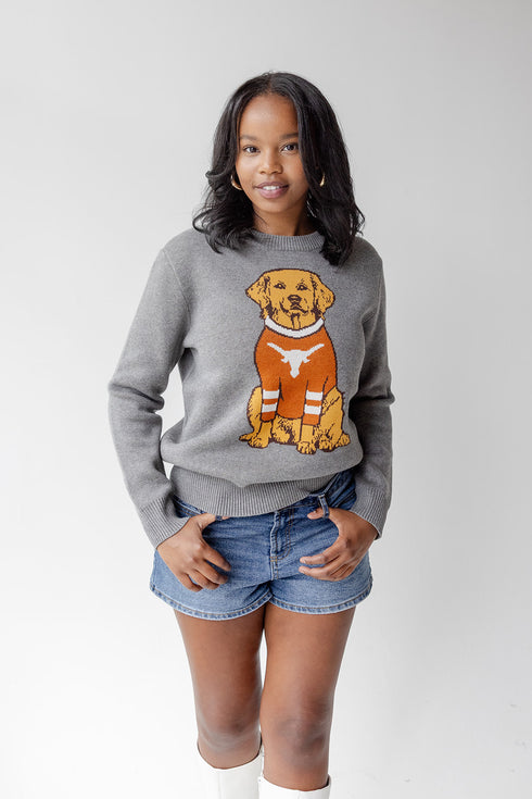 Texas Lucky Dog Crewneck Sweater
