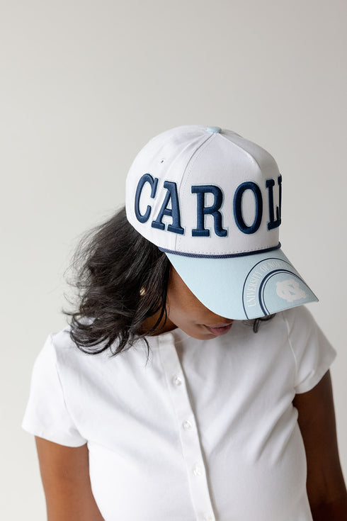 North Carolina Phipps Away Split Hat 5 Panel Canvas Baseball Hat
