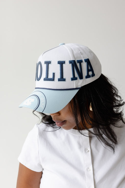 North Carolina Phipps Away Split Hat 5 Panel Canvas Baseball Hat