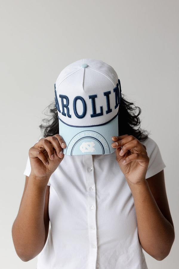 North Carolina Phipps Away Split Hat 5 Panel Canvas Baseball Hat
