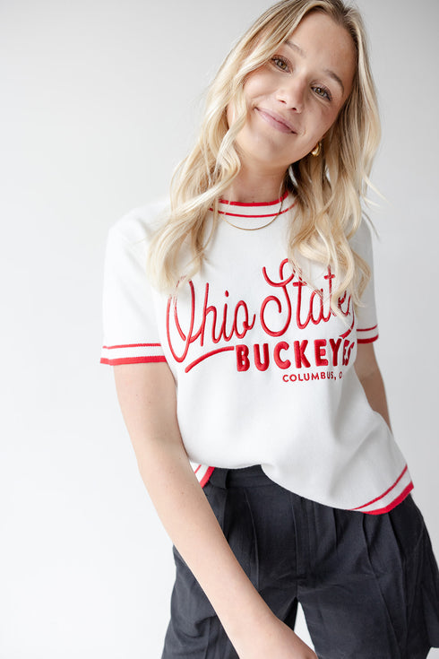 Ohio State Clayton Classic Luxe Sweater Tee