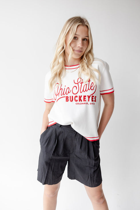 Ohio State Clayton Classic Luxe Sweater Tee