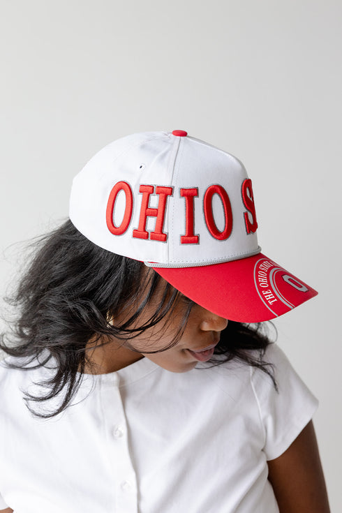 Ohio State Phipps Away Split Hat 5 Panel Canvas Baseball Hat