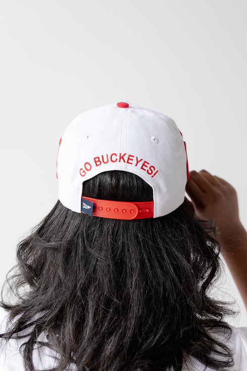 Ohio State Phipps Away Split Hat 5 Panel Canvas Baseball Hat