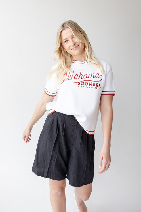 Oklahoma Clayton Classic Luxe Sweater Tee