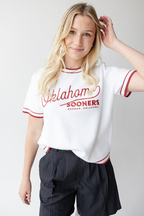 Oklahoma Clayton Classic Luxe Sweater Tee