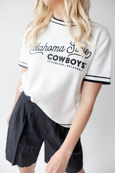 Oklahoma State Clayton Classic Luxe Sweater Tee