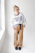 Penn State Queen Oversized Striped Crew Sweater