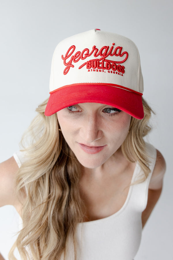 Georgia Clayton Classic 5 Panel Canvas Baseball Hat
