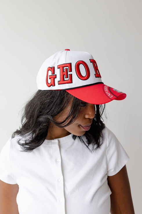 Georgia Phipps Away Split Hat 5 Panel Canvas Baseball Hat