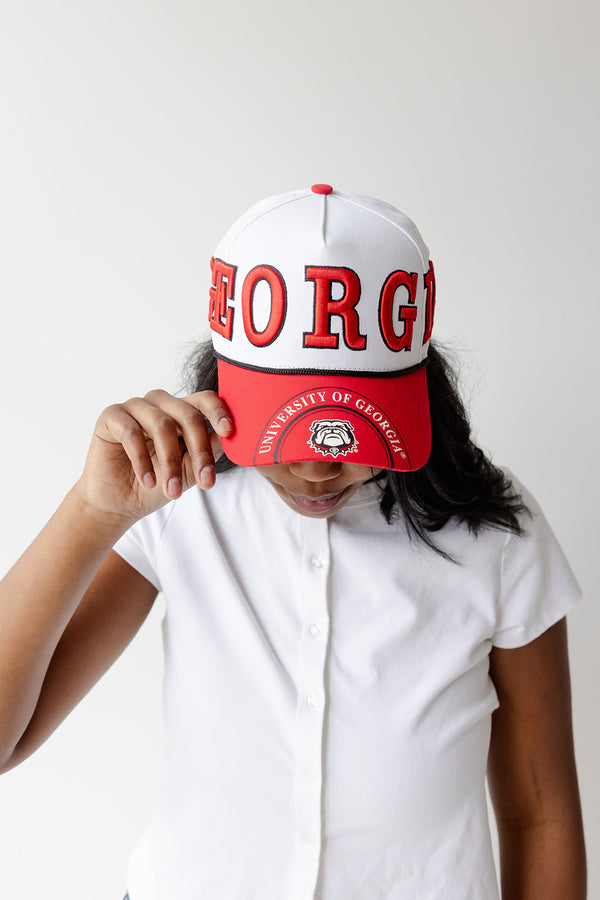 Georgia Phipps Away Split Hat 5 Panel Canvas Baseball Hat