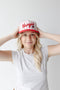Georgia Pinstripe Hat 5 Panel Canvas Baseball Hat