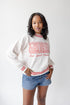 Georgia Queen Oversized Striped Crew Sweater