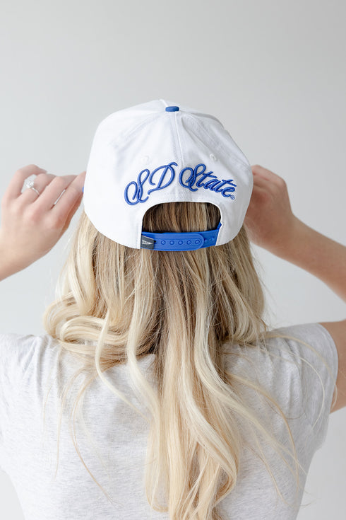 SD State Hustle Luxe 5 Panel Canvas Baseball Hat