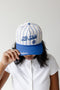 SD State Pinstripe Hat 5 Panel Canvas Baseball Hat