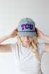 TCU Statement Denim Denim Baseball Hat