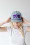 TCU Statement Denim Denim Baseball Hat