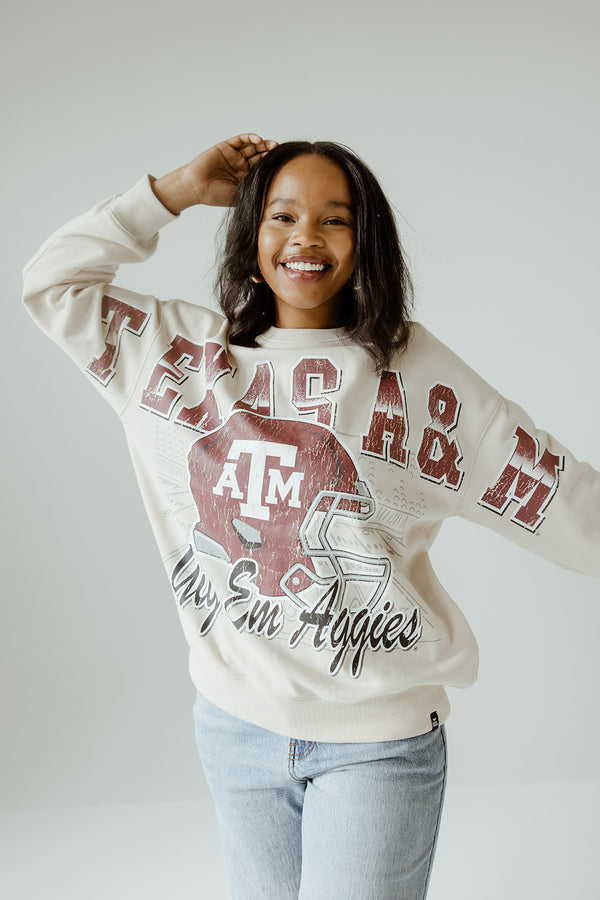 Texas A&M Homefield Lantern Sleeve Crew