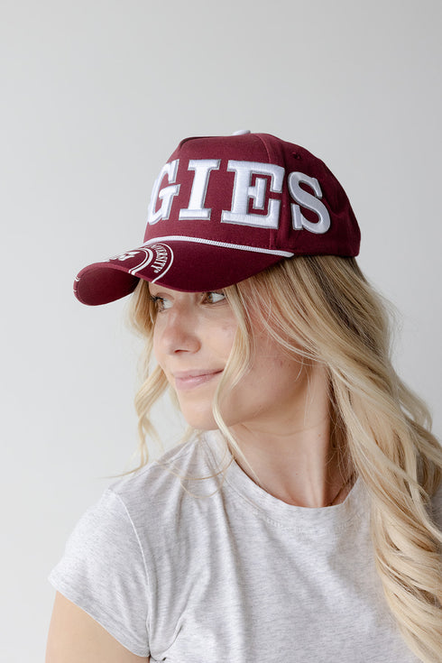 Texas A&M Phipps Split Hat 5 Panel Canvas Baseball Hat