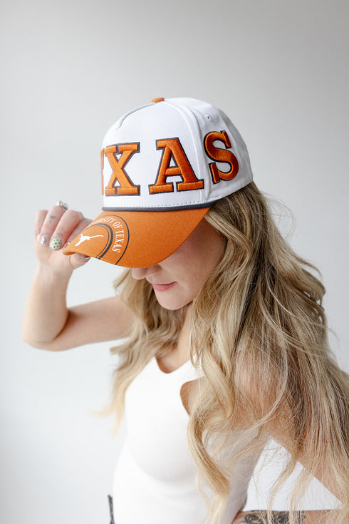 Texas Phipps Away Split Hat 5 Panel Canvas Baseball Hat