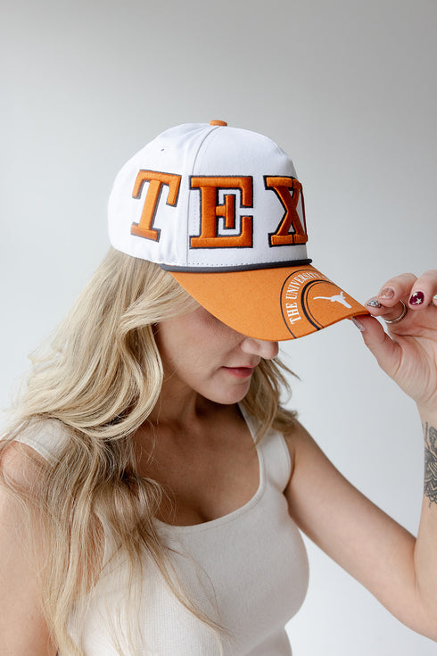 Texas Phipps Away Split Hat 5 Panel Canvas Baseball Hat