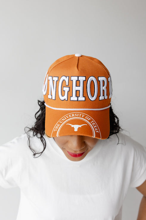Texas Phipps Split Hat 5 Panel Canvas Baseball Hat