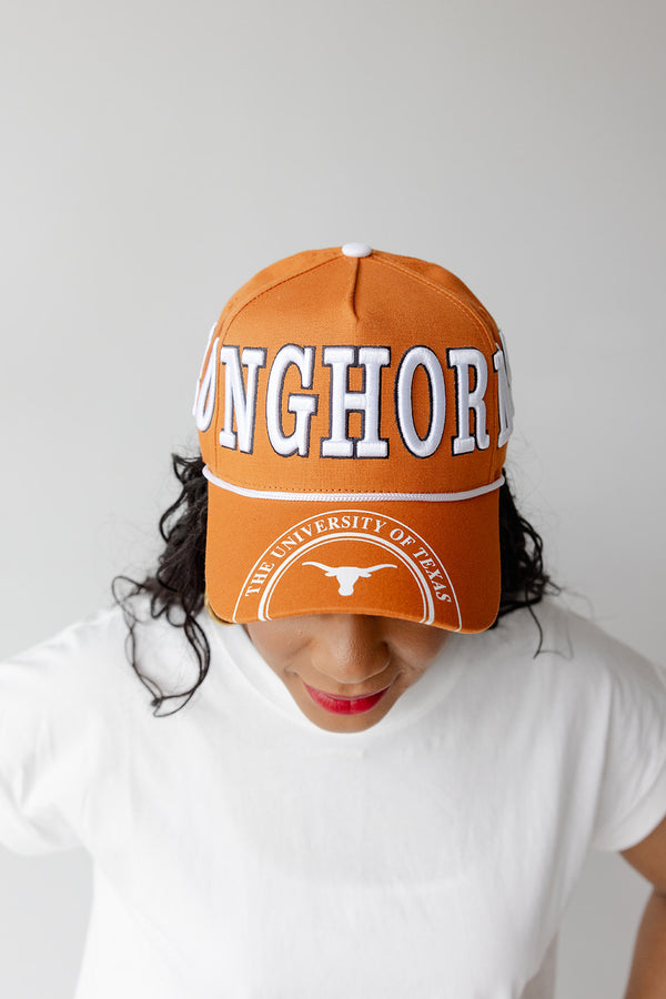 Texas Phipps Split Hat 5 Panel Canvas Baseball Hat
