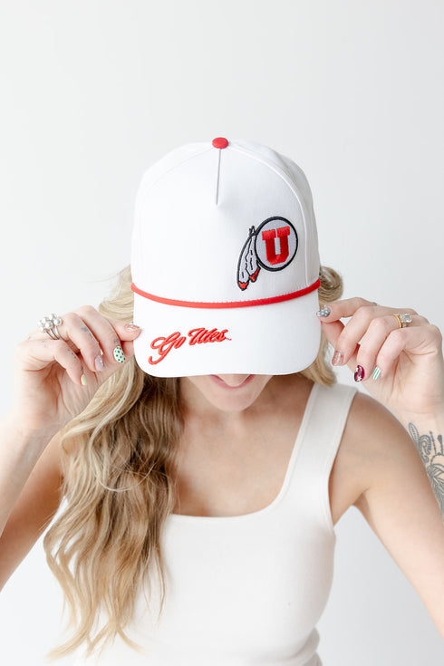 Utah Hustle Luxe 5 Panel Canvas Baseball Hat