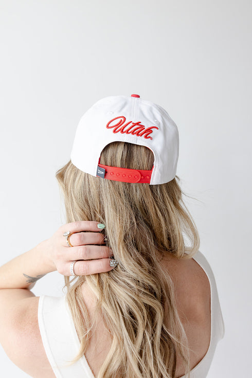 Utah Hustle Luxe 5 Panel Canvas Baseball Hat