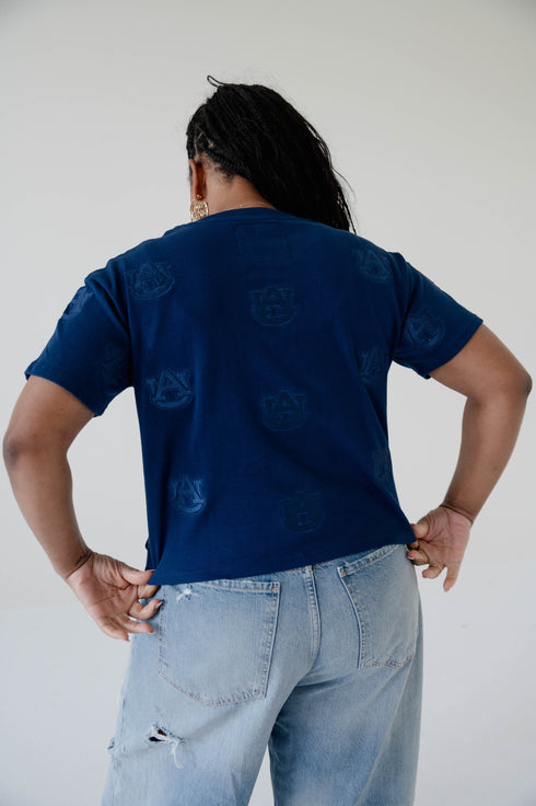 Auburn Ritter Repeat Heavyweight Crop Tee