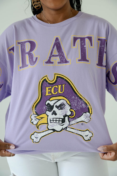 ECU Southern Split OS Band Tee