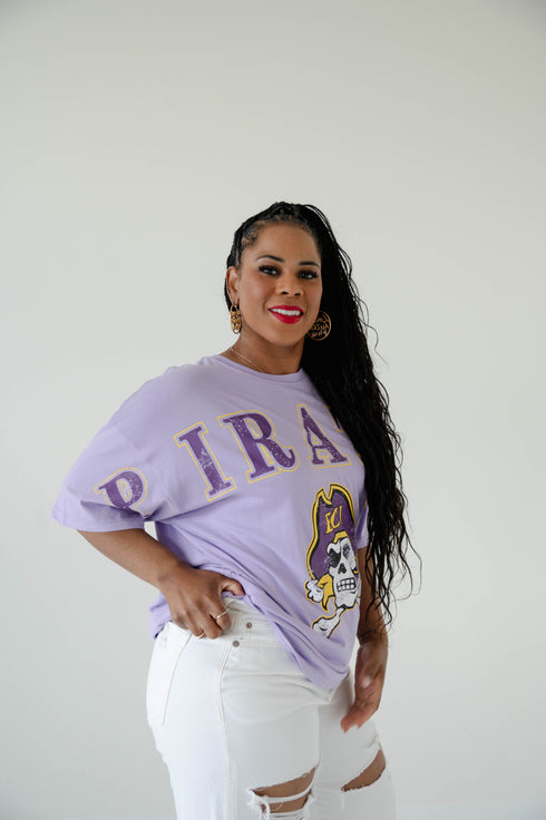ECU Southern Split OS Band Tee
