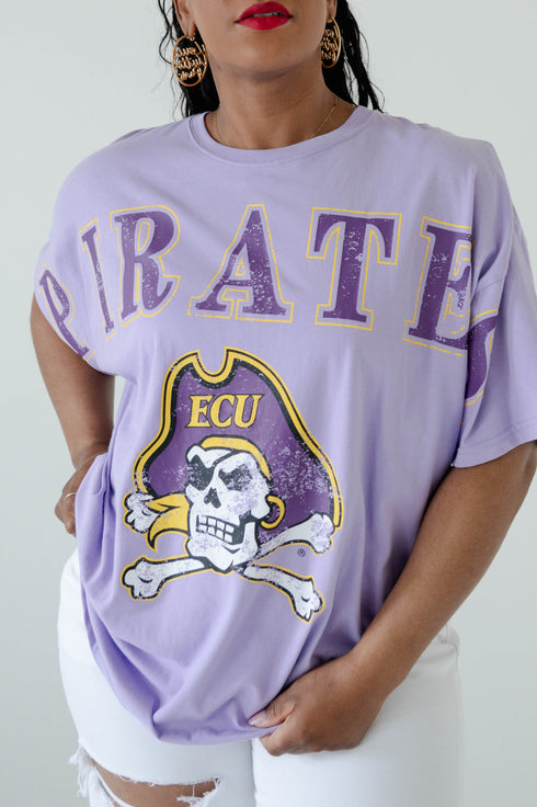 ECU Southern Split OS Band Tee