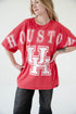 Houston Southern Split OS Band Tee