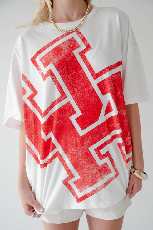 Houston Lawson Logo Oversized Tee