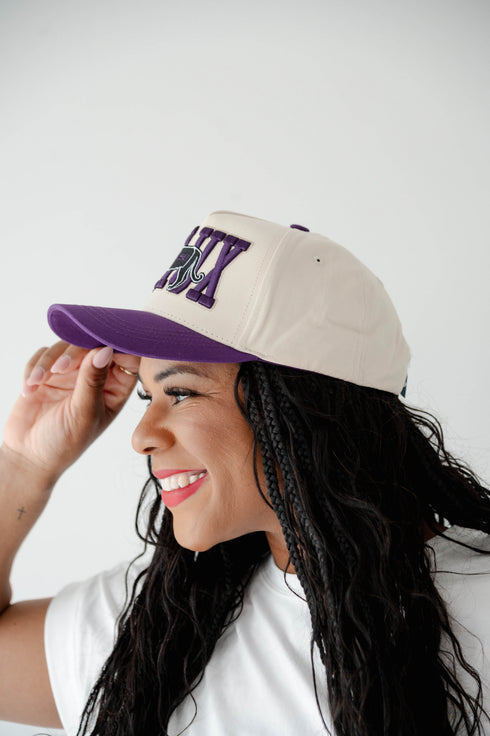 LSU Mascot Patch 5 Panel Canvas Baseball Hat