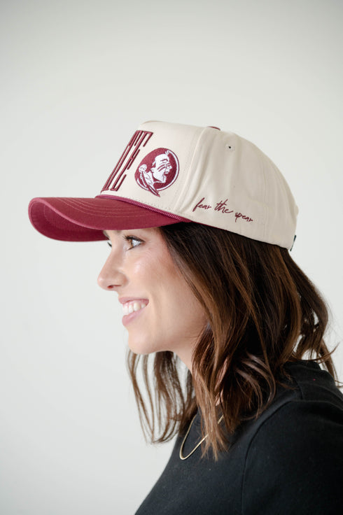 FSU Saturday Stretch 5 Panel Canvas Baseball Hat