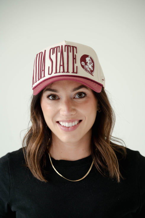FSU Saturday Stretch 5 Panel Canvas Baseball Hat