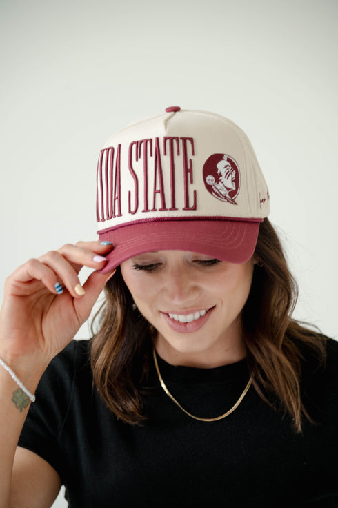 FSU Saturday Stretch 5 Panel Canvas Baseball Hat