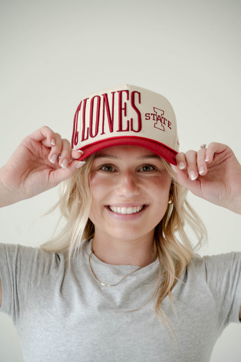 Iowa State Saturday Stretch 5 Panel Canvas Baseball Hat
