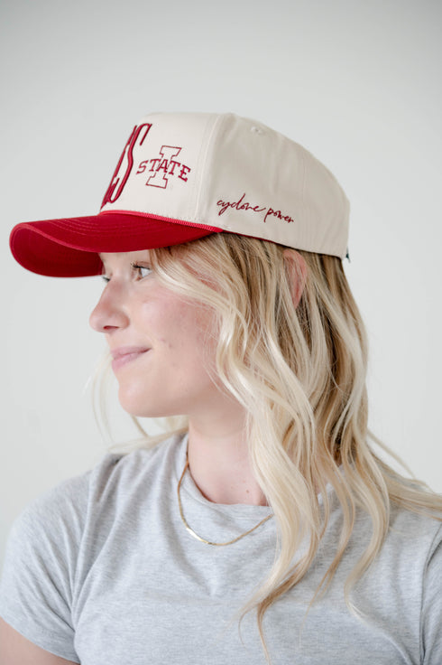 Iowa State Saturday Stretch 5 Panel Canvas Baseball Hat