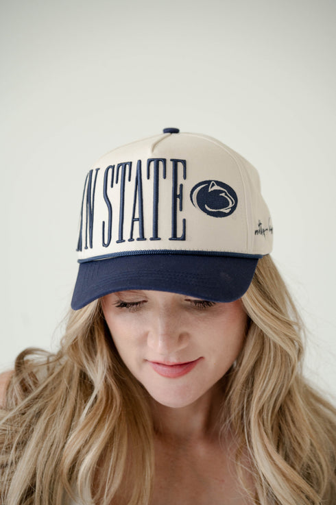 Penn State Saturday Stretch 5 Panel Canvas Baseball Hat